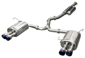 hks super turbo muffler 14+ subaru wrx sti (ej20) catback exhaust 31029-af013 - image
