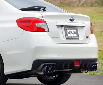 hks super turbo muffler ti subaru vab wrx sti/vag wrx s4 31029-af013v - image