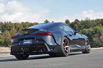 hks super turbo muffler toyota gr supra db42 b58 31029-at003 - image