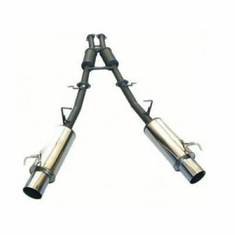 hks nissan 90-95 300zx 3.0 turbo dual exhaust 3106-ex003 - image