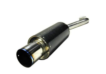 hks 95-98 eagle talon tse 2.0 turbo fwd / 95-99 mitsubishi eclipse carbon ti hi-power exhaust 3112-ex003 - image