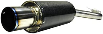 hks 02-07 wrx / 04-07 sti carbon ti exhaust 3112-ex005 - image