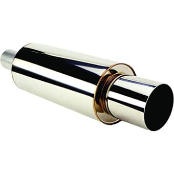 hks universal muffler 2.5 inlet / 4 outlet 3203-ex023 - image