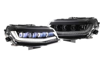 morimoto xb led headlights: chevrolet camaro (16-18) (pair) lf403 - image
