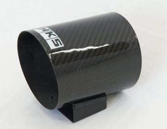 hks hi-power spec-l tail tip cover 94mm - carbon 34002-ak011 - image