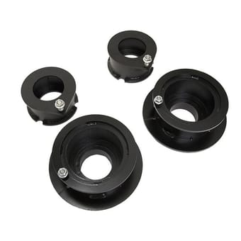 belltech 19-20 jeep gladiator jt 2.5in front 2.5in rear leveling coil spring spacer kit 34862 - image