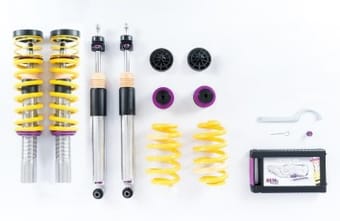 kw coilover kit v3 2017+ audi a4 (b9) sedan 2wd w/o edc (50mm) 352100av - image