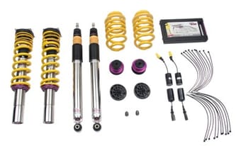 kw coilover kit v3 2017+ audi a4 (b9) sedan 2wd w/ electronic dampers 352100aw - image