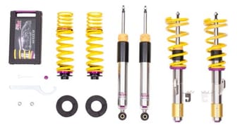 kw coilover kit v3 2017+ audi a4 (b9) sedan w/o electronic dampers 352100bh - image
