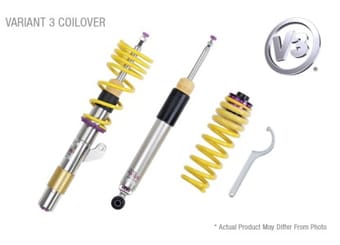 kw coilover kit v3 2017+ audi a4 (b9) sedan w/ electronic dampers 352100bj - image