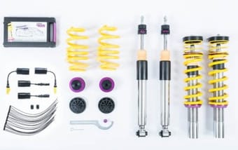 kw coilover kit v3 2018+ audi s5 (b9) coupe w/ electronic dampers 352100br - image