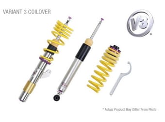 kw coilover kit v3 2018+ audi q5 (fy) awd w/ edc 352100bz - image