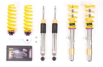 kw coilover kit v3 bmw 3 series f30 6-cyl w/o electronic suspension 3522000f - image