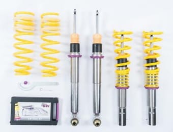 kw coilover kit v3 2017+ bmw 5-series g30 sedan awd w/o electronic dampers 352200bw - image