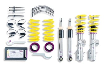 kw coilover kit v3 2018+ ford mustang w/ electronic dampening 35230081 - image