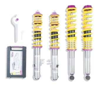 kw coilover kit v3 porsche 911 (964) carrera 2; incl. convertible + targa 35271011 - image