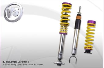 kw coilover kit v3 vw passat (35l-299) sedan + wagon; syncro awd 35280058 - image