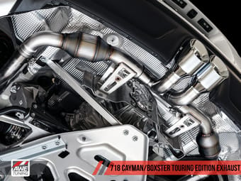 awe tuning 17-21 porsche 718 boxster / cayman touring to track conversion kit 3810-11044 - image