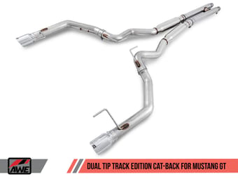 awe tuning 15-17 ford mustang gt 5.0l track-to-touring conversion kit 3815-11030 - image