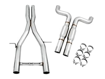 awe tuning 16-22 chevy camaro ss resonated axle back to cat back conversion kit 3815-11038 - image