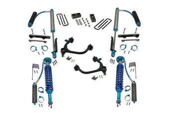 superlift 19-20 chevy silverado 1500 (new body) 3in gm lift kit 2wd and 4wd w/ king shocks 3900kg - image
