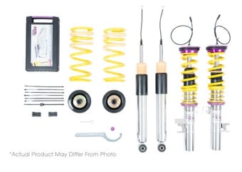 kw coilover kit ddc plug & play for bmw 2 series f22 228i 2wd with edc incl. edc delete unit 39020014 - image