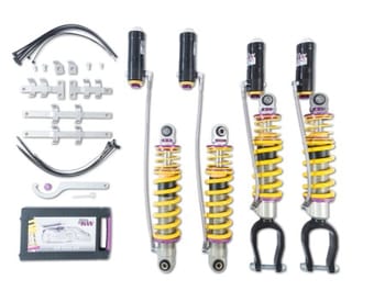 kw coilover kit v4 bundle audi r8 (4s) coupe/spyder w/o magnetic ride 3a7100am - image