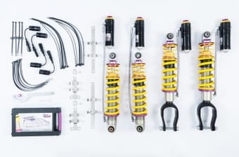 kw coilover kit v4 bundle audi r8 (4s) coupe/spyder w/ magnetic ride 3a7100an - image