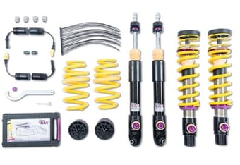 kw coilover kit bundle v4 audi rs5 (b9) w/ drc 3a7100cj - image