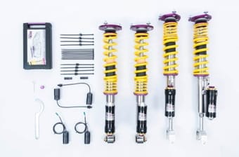 kw coilover kit v4 2013+ bmw m5/f10 (5l) sedan with electronic suspension 3a720098 - image