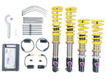 kw coilover kit v4 2018 bmw m5/f90 awd w/ delete modules 3a7200cc - image