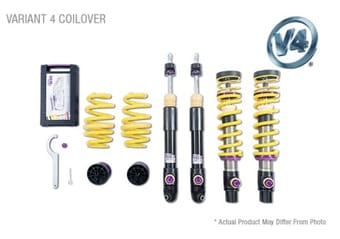 kw coilover kit v4 2015+ mercedes c-class (w205) amg c63/c63 s sedan w/ electronic dampening 3a725081 - image