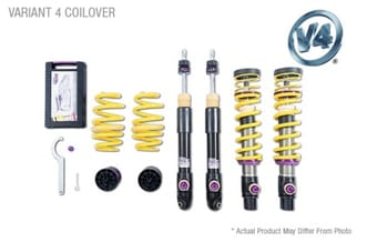 kw coilover kit v4 2017+ mercedes c-class (w205) amg c63/c63 s coupe w/ electronic dampening 3a725089 - image
