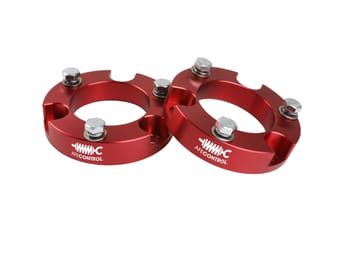 afe control 2.0 in leveling kit 05-21 toyota 4runner/fj cruiser/tacoma - red 416-72t001-r - image