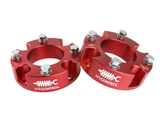 afe control 2.0 in leveling kit 07-21 toyota tundra - red 416-72t002-r - image
