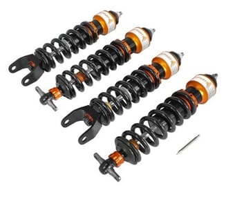 afe control pfadt series featherlight single adj drag racing coilover system; 97-13 chevy corvette 430-401002-n - image
