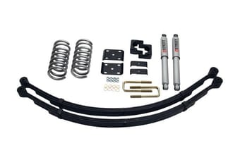 belltech lowering kit with sp shocks 04-15 nissan titan 2wd (all cabs) 438sp - image