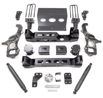 readylift 6'' big lift w/sst3000 rear shocks 2021-2022 ford f-150 44-21600 - image