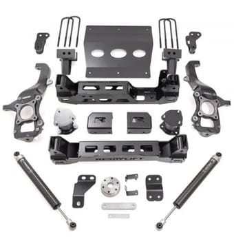 readylift 6'' big lift w/falcon 1.1 rear shocks 2021-2022 ford f-150 44-21620 - image