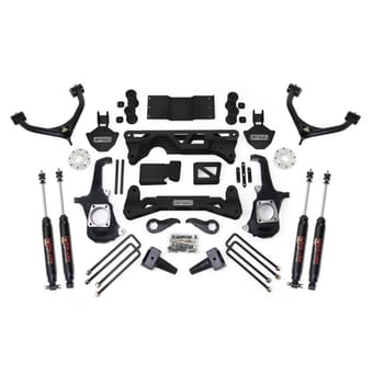 readylift 7-8" lift kit w/ sst3000 shocks 2011-2019 chevrolet/gmc 2500hd/3500hd 44-3070 - image