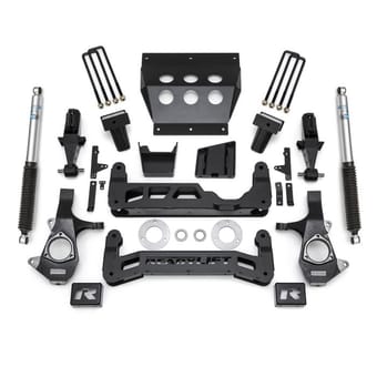 readylift 7" lift kit w/ bilstein shocks 2014-2018 chevrolet silverado 1500/ gmc sierra 1500 w/ aluminum suspension 44-3470 - image