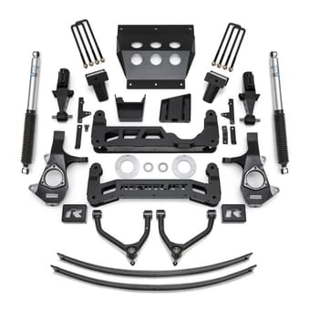 readylift 9" lift kit w/ bilstein shocks 2014-2018 chevrolet silverado 1500/ gmc sierra 1500 w/ cast steel suspension 44-3491 - image