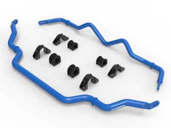 afe 16-21 infiniti q50/q60 3.0l (tt) front and rear sway bar set blue 440-711001-l - image
