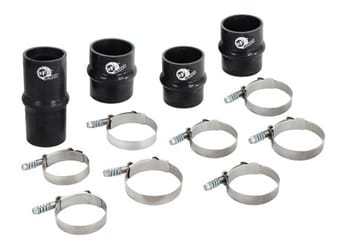 afe bladerunner intercooler couplings & clamps kit replacement 03-07 dodge diesel trucks l6-5.9l(td) 46-20010 - image