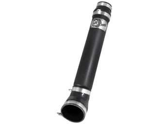 afe bladerunner intercoolers i/c tube 3.5in (cold side) dodge trucks 94-02 5.9l (blk) 46-20067-b - image