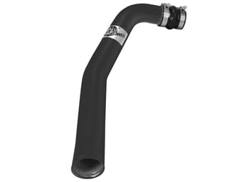 afe bladerunner intercoolers i/c tube 3in cold side ford f-250/f-350 99-03 v8-7.3l - black 46-20098-b - image