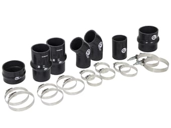 afe bladerunner intercooler couplings & clamps replacement kit 11-14 ford ecoboost 3.5l (tt) 46-20120a - image