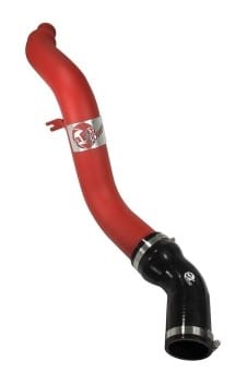 afe bladerunner intercooler tube hot side 3in ram 1500 14-15 ecodiesel v6-3.0l (td) - red 46-20178-r - image