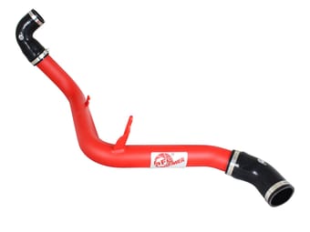 afe bladerunner 2.5in red intercooler tube hot side 13-18 ford focus st 2.0l (t) 46-20188-r - image