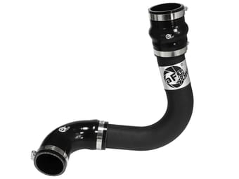 afe bladerunner 2.5in intercooler cold side tubes, 13-18 ford focus st 2.0l (t) *black* 46-20189-b - image